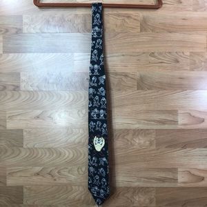 Vintage Looney Tunes Mania 1994 Taz Warner Bros. Tie